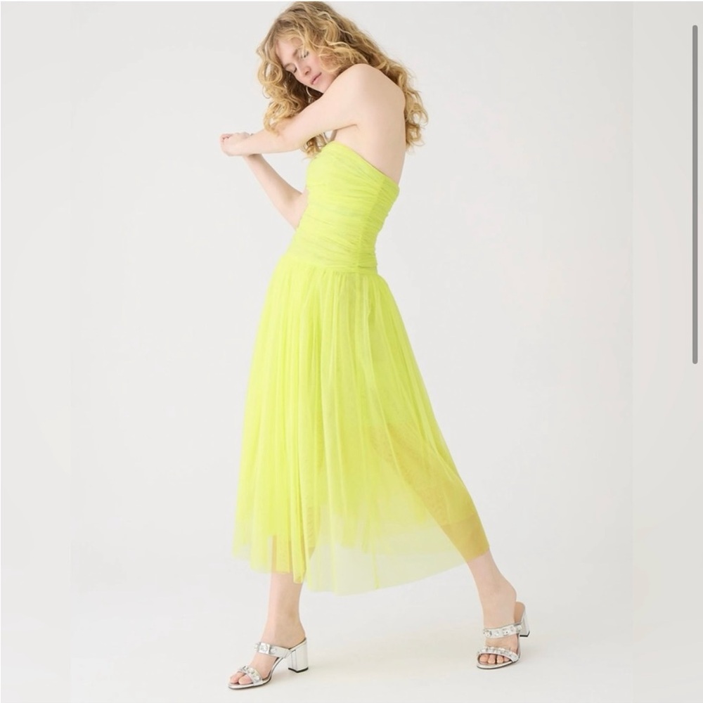 Elegant J Crew Classic Strapless Dress- NWT - Picture 7 of 8